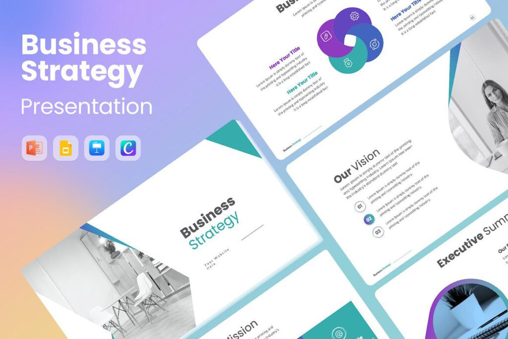 business strategy powerpoint template