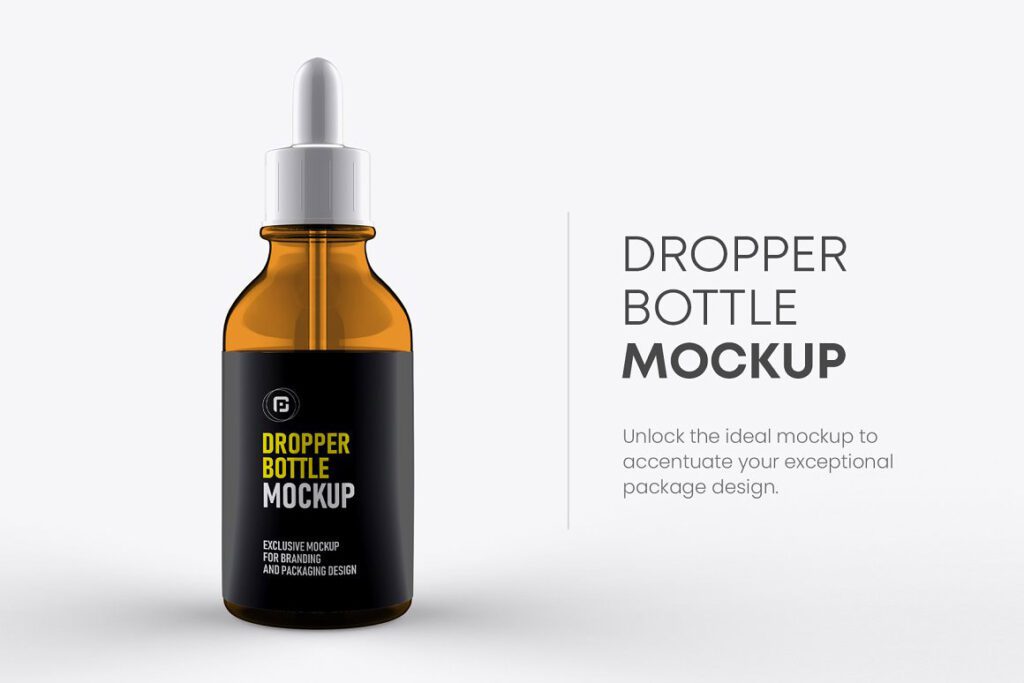 dropper bottle mockup