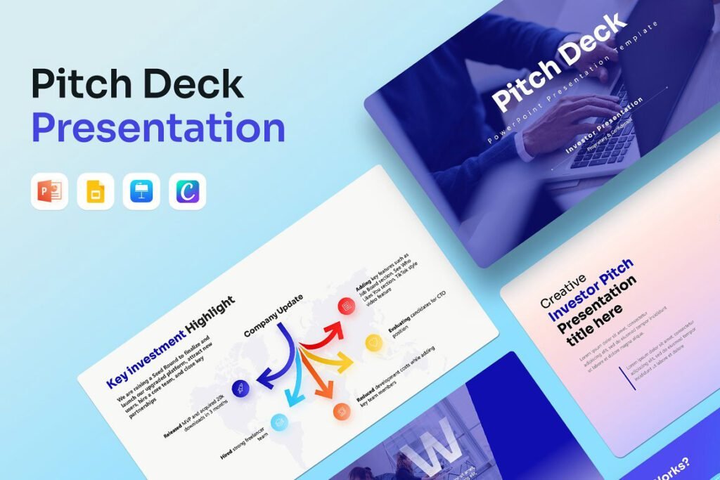 pitch deck presentation template